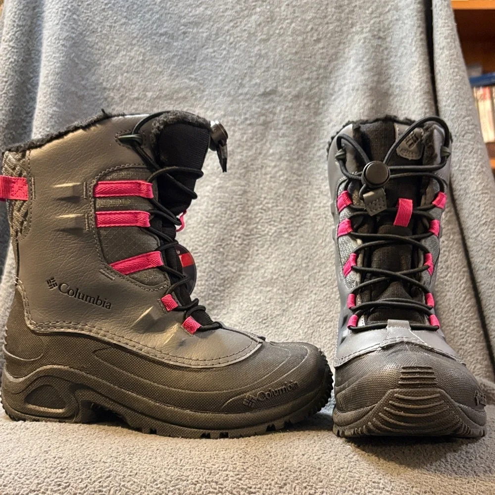 Columbia Kids Boots Black and Pink - Picture 3 of 4